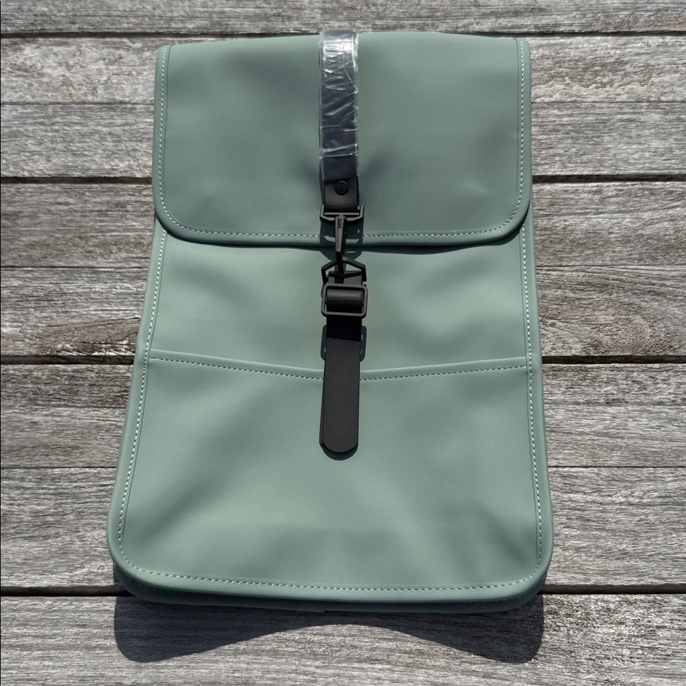 RAINS Backpack Mini W3 HAZE GREEN WATERPROOF BAG NWT